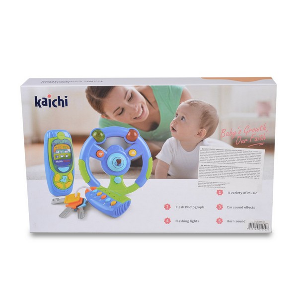 Продукт Kaichi - Комплект музикален волан, телефон и ключодържател - 0 - BG Hlapeta